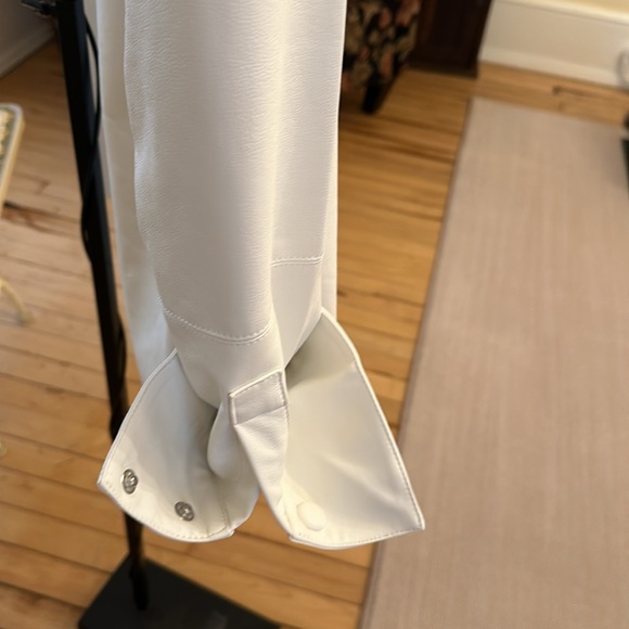 Leather feel jacket   White - Picture 2 of 4